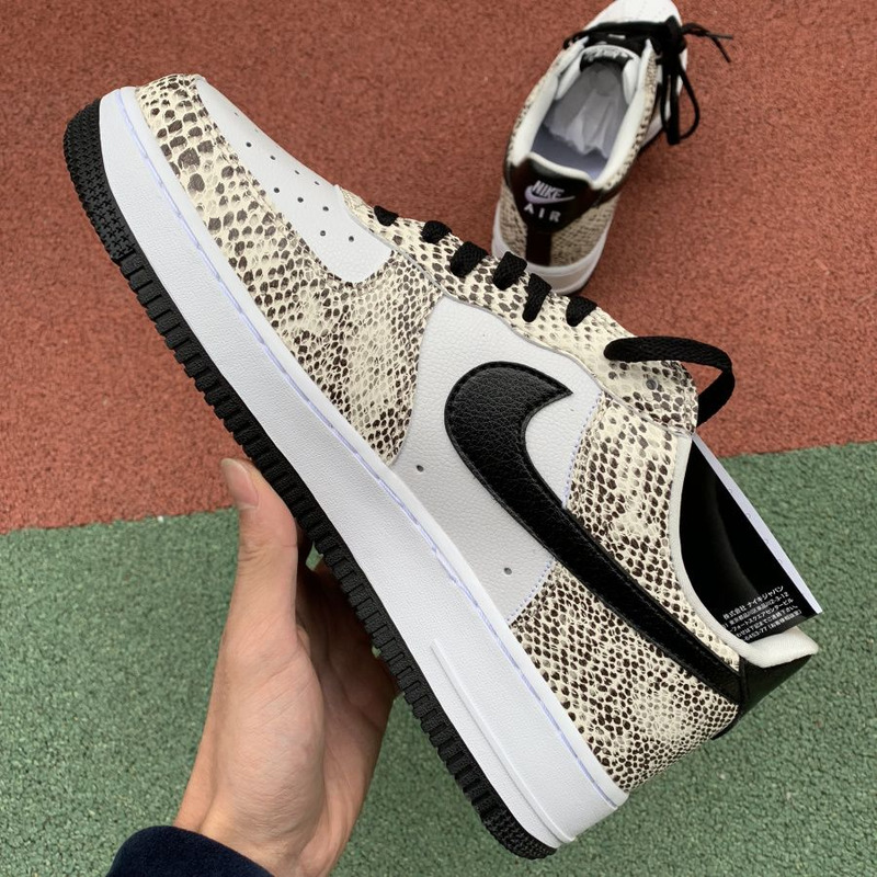 Nike Air Force 1 Low Cocoa Snake 845053 104 Sneakers men women