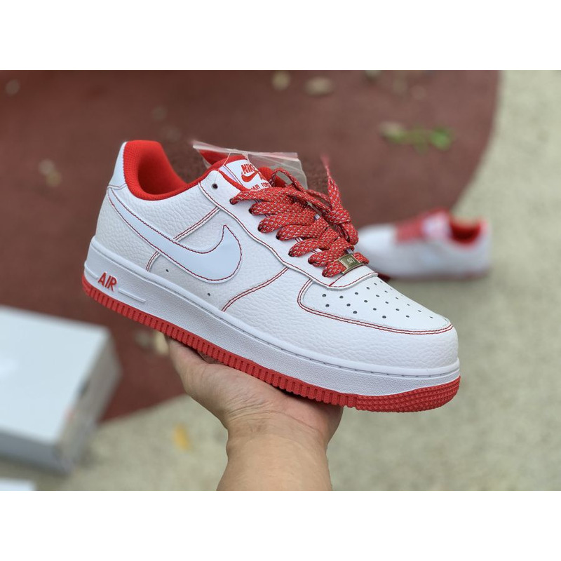 Nike Air Force 1 low hand painted white red CN2896 101 Sneakers Men Women