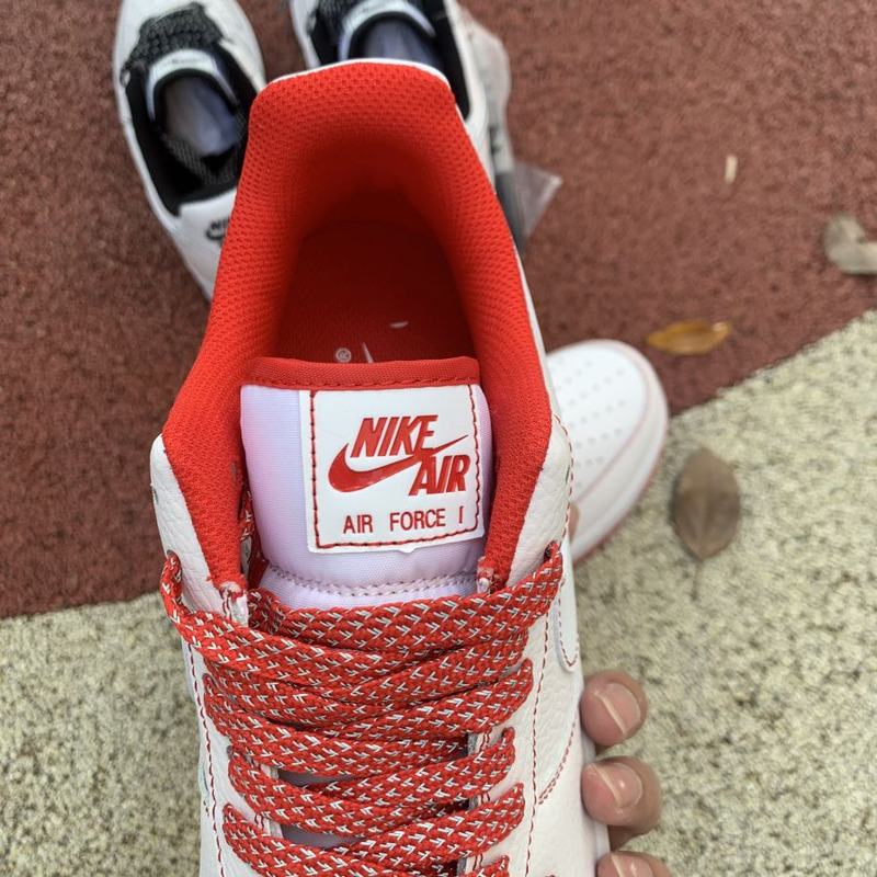 Nike Air Force 1 low hand painted white red CN2896 101 Sneakers Men Women