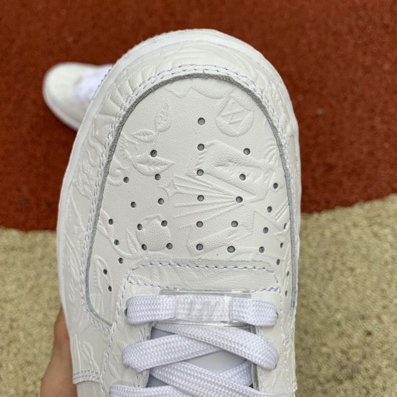 Nike Air Force 1 paper cut pure white CU8870 117 Sneakers Men Women