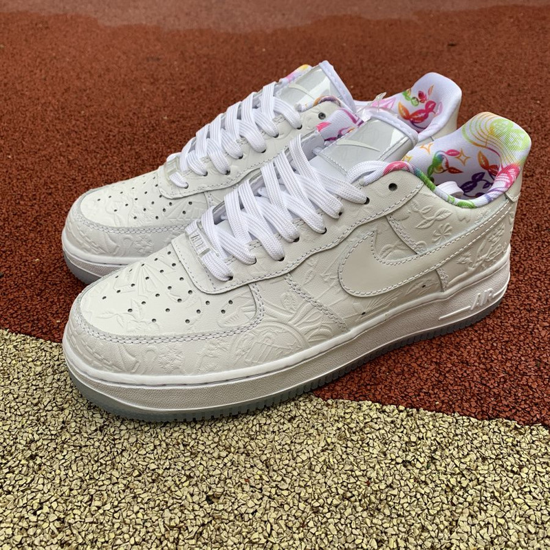 Nike Air Force 1 paper cut pure white CU8870 117 Sneakers Men Women