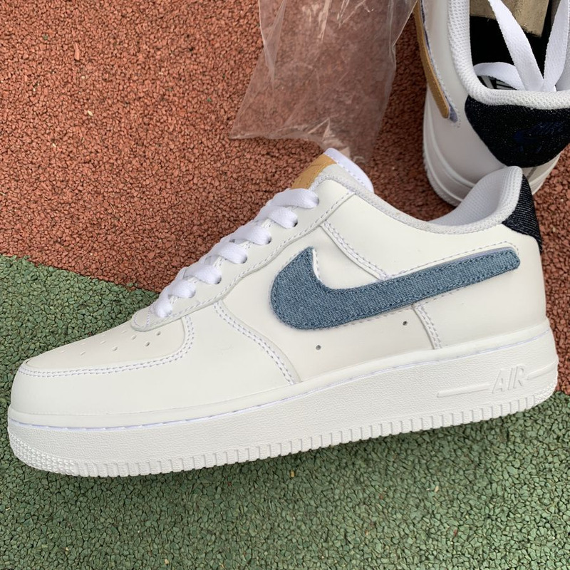 Nike Air Force 1 Tricolor Denim Change Hook CT2253 100 Sneakers Men