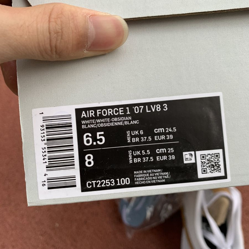 Nike Air Force 1 Tricolor Denim Change Hook CT2253 100 Sneakers Men