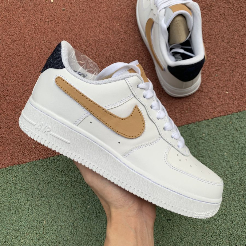 Nike Air Force 1 Tricolor Denim Change Hook CT2253 100 Sneakers Men