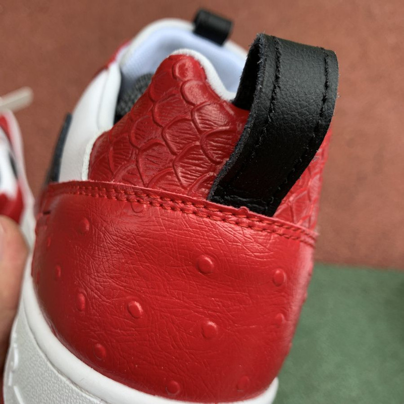 Nike Air Force 1 White Red 630939 201 Sneakers Men Women