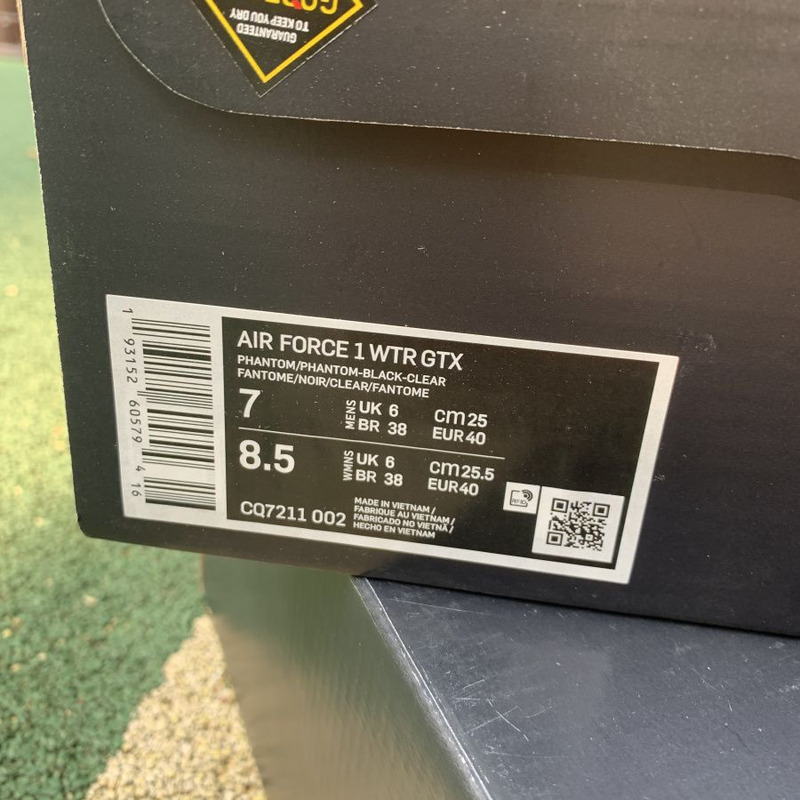 Nike Air Force 1 WTR GORE TEX Ice Blue CQ7211 002 Sneakers men women