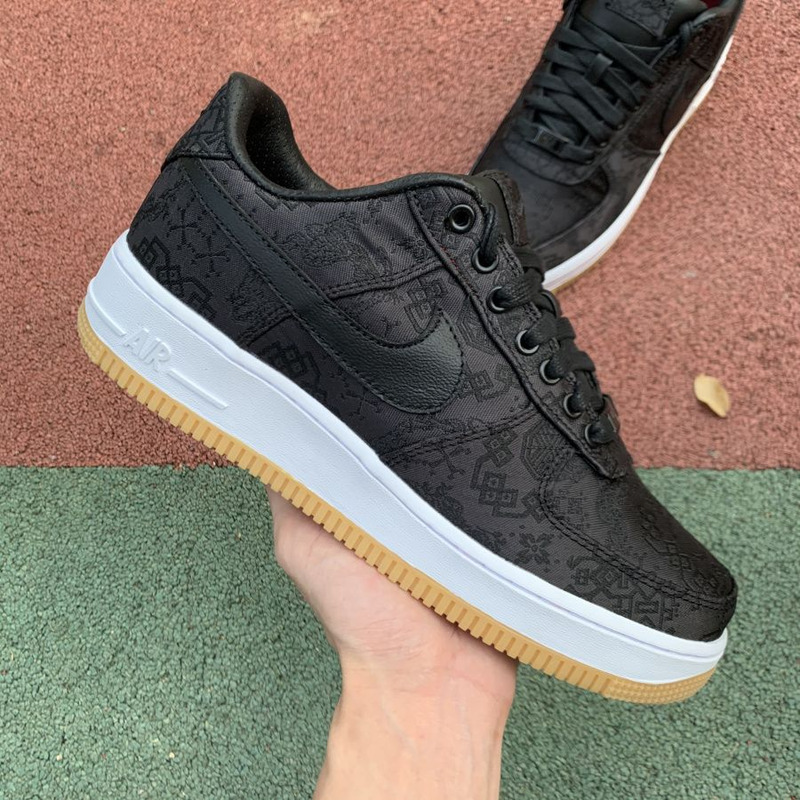 Nike Air Force 1 x Clot x Fragment Black Silk CZ3986 001 Sneakers men women