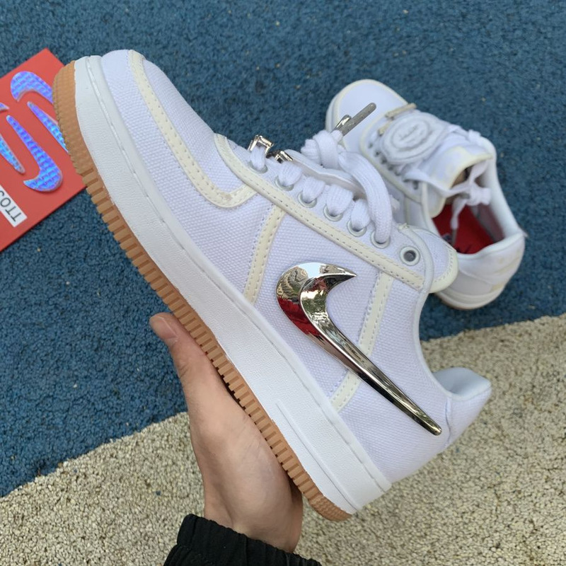 Travis Scott x Nike Air Force 1 AQ4211 100 Sneakers Women