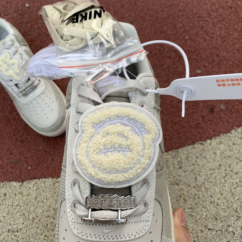Travis Scott x Nike Air Force 1 Grey White CN2405 902 sneakers men women