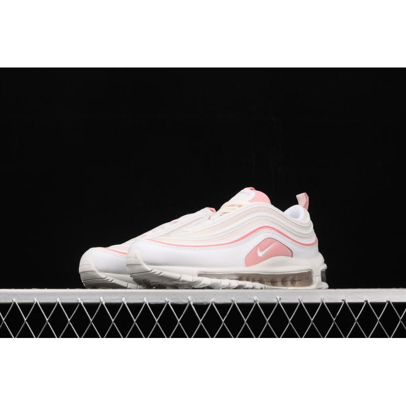 Nike Air Max 97 White Powder 3M Reflective Bullet Running Shoes 921733 104 Sneakers Women