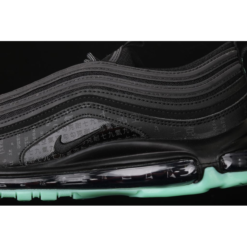 Nike Air Max 97 GLOW Black Green Luminous 921826 017 Sneaker men women