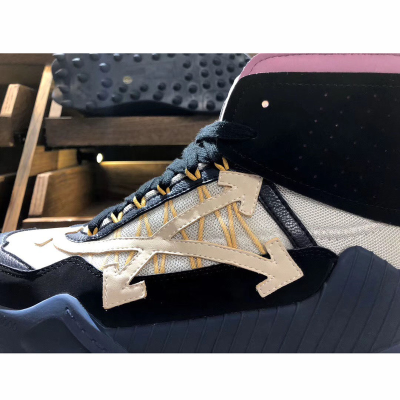 Off-White High Top Running Sneakers