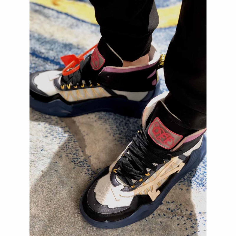 Off-White High Top Running Sneakers