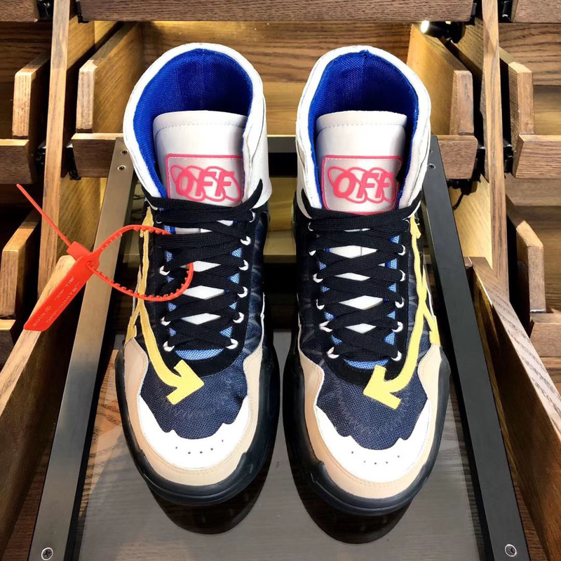 Off-White High Top Running Sneakers
