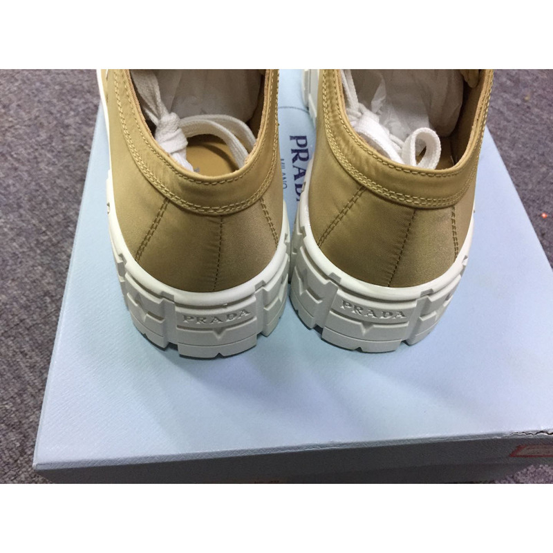 Pra*a triangular logo plaque sneakers