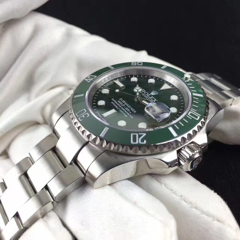 High Quality Rolex Oyster Perpetua Dark Green Dial Watch