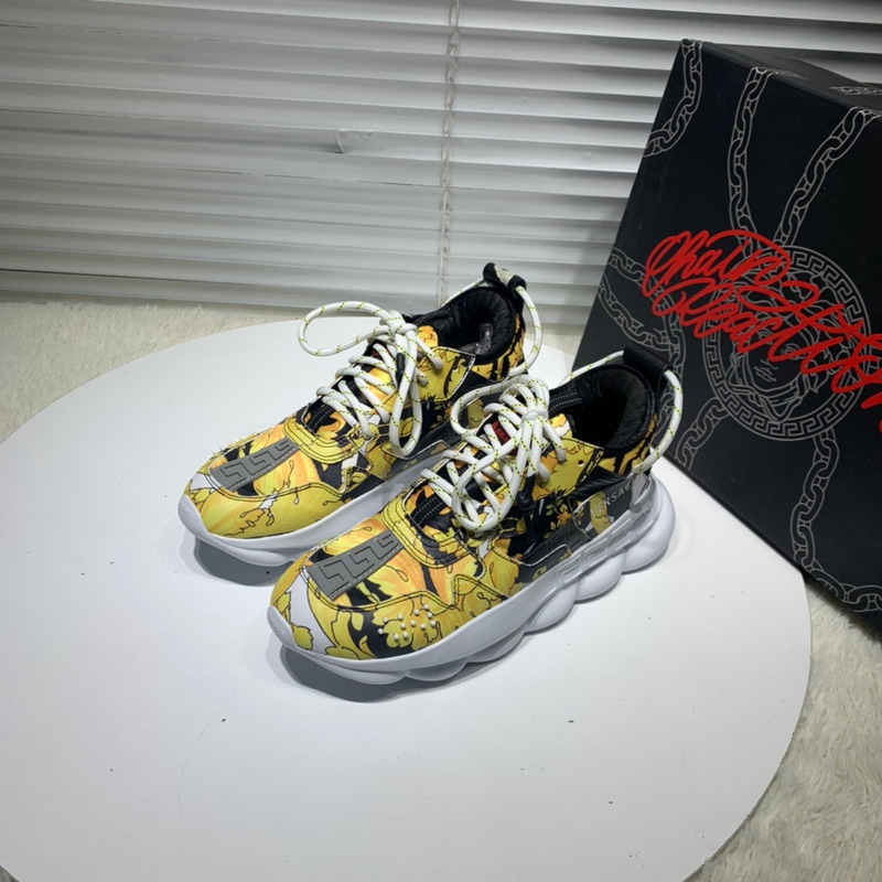 Versace Savage Barocco Chain Reaction 2 Trainers